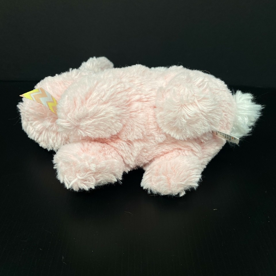 Gund Pink Bunny Rabbit Plush Shaggy 8