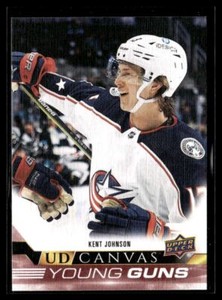 2022-23 Upper Deck Young Guns Ud Canvas Kent Johnson #C91