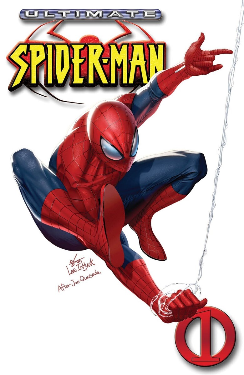 ULTIMATE SPIDER-MAN #1 INHYUK LEE FAN EXPO PHILLY WHITE VARIANT