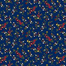 Old Glory, Floral Vine Henry Glass Quilt Fabric BTY 44" Wide