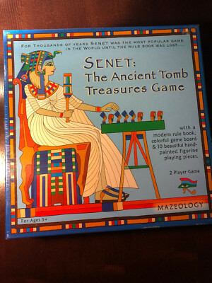 Senet The Ancient Tomb Treasures Game Mazeology Egypt Sealed New Board Game 