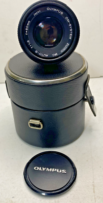 VINTAGE OLYMPUS OM - SYSTEM ZUIKO MC AUTO S 1:1.8 F = 50MM LENS