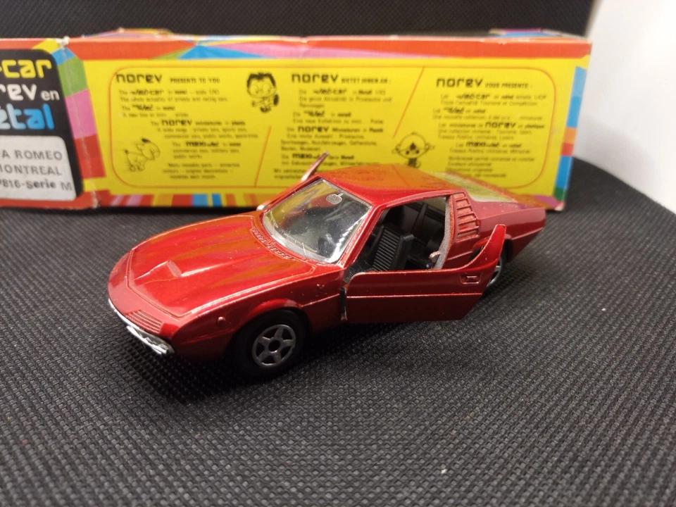 Alfa Romeo Montreal 1/43, NOREV JET CAR 816, Made in France - image 4 of 4