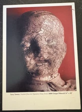 art postcard 2000 Terry Towery Figurative Decay Series gallery invitation