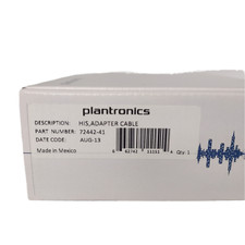 Plantronics HIS cable 72442-41 for Avaya 1608 1616 9601 9608 9610 9611 9620 9630