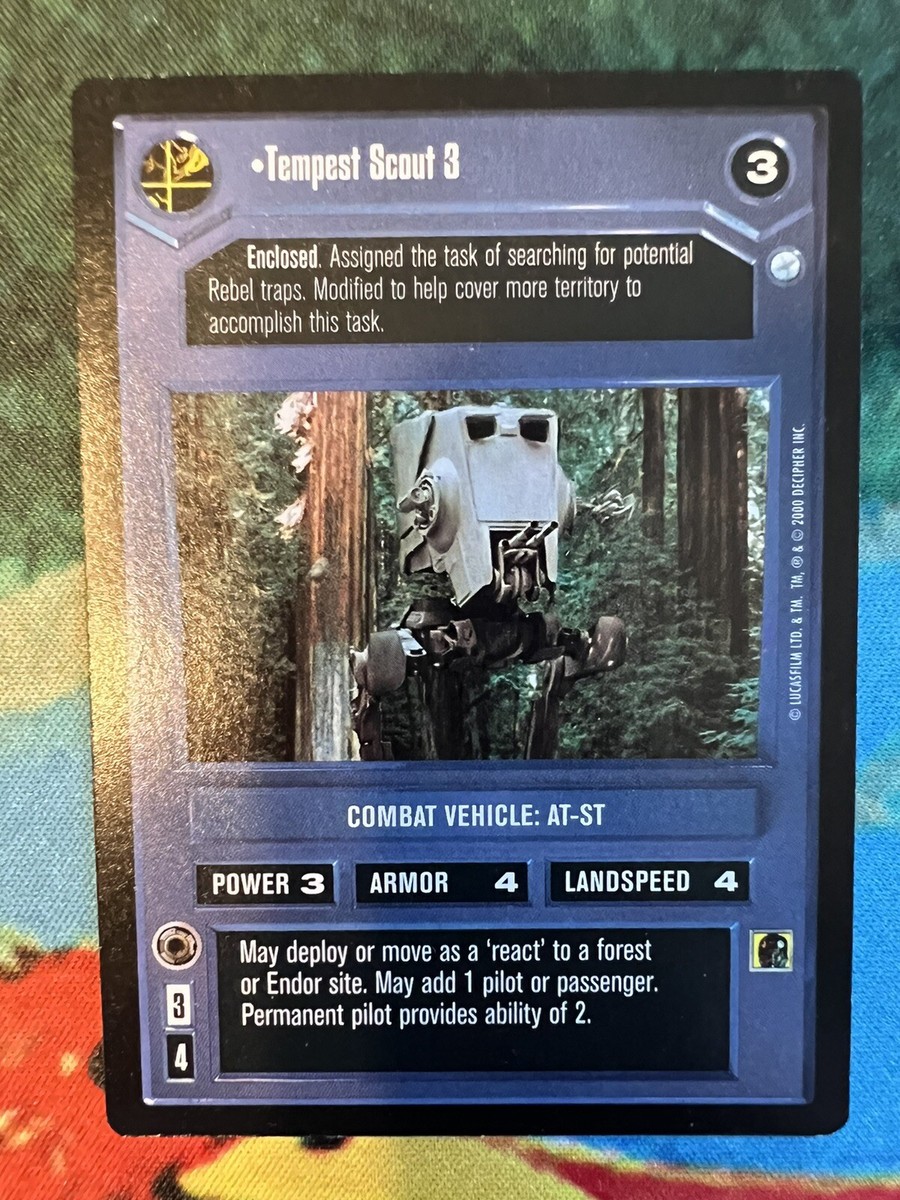 star wars ccg endor booster box Ashes of the Empire Unlimited Carbonite including approximately 9 common cards Star Wars CCG Endor Tempest
