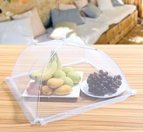 5pcs Fliegengitter Obstnetz Fliegenhaube Speiseschirm Lebensmittel Schutzhaube - Bild 11 von 15