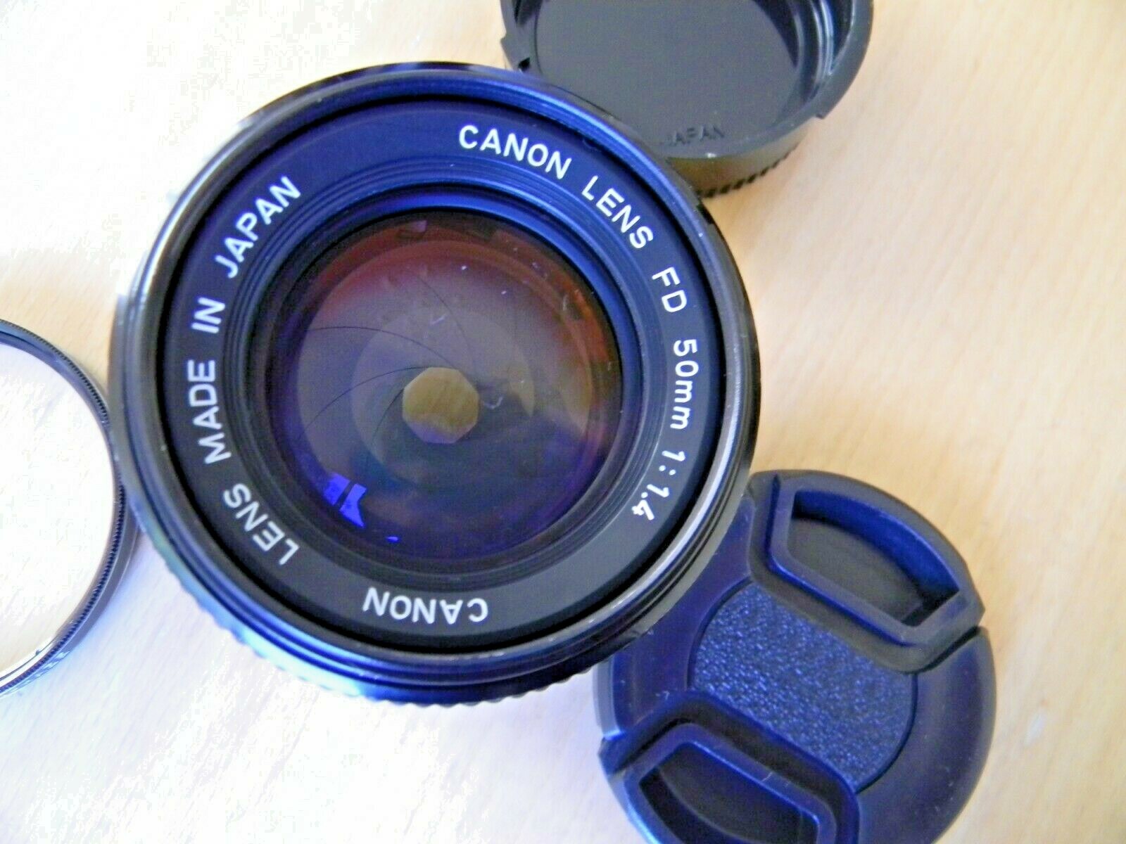 Canon Manual Focus Lens 50mm f/1.4 FD Mount For Canon AE1 Program