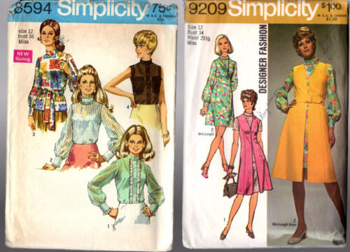 OFFERTA: Modelli Vintage: Set di 10 ABITI E TOP DA DONNA #35 - Foto 5 di 6