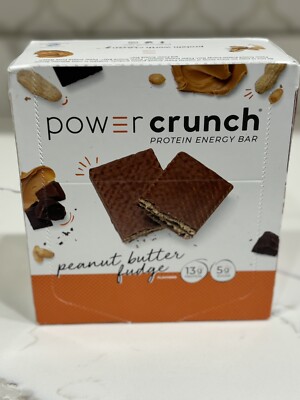 12 Power Crunch Protein Wafer Bars, High Protein Snacks with Delicious Taste