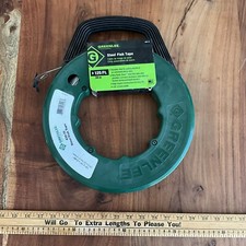 Greenlee 438-10 Kwik Silver Steal Fish Tape 125 X18