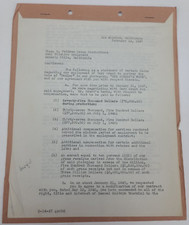 THE BISHOP'S WIFE / Charles K. Feldman 1947 signed contract regarding Cary Grant