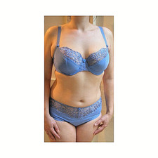 Panache Cornflower Blue Harmony Balconette U/W Bra 4031