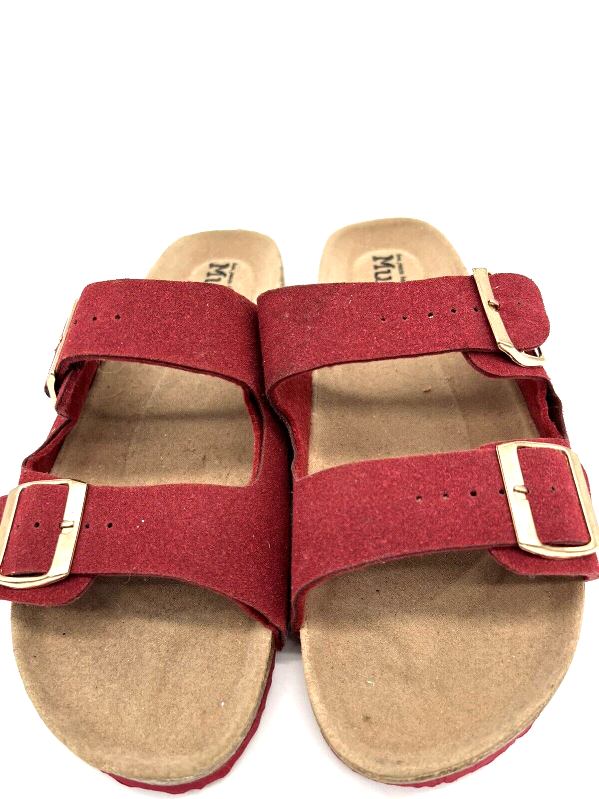 mudd double buckle sandals
