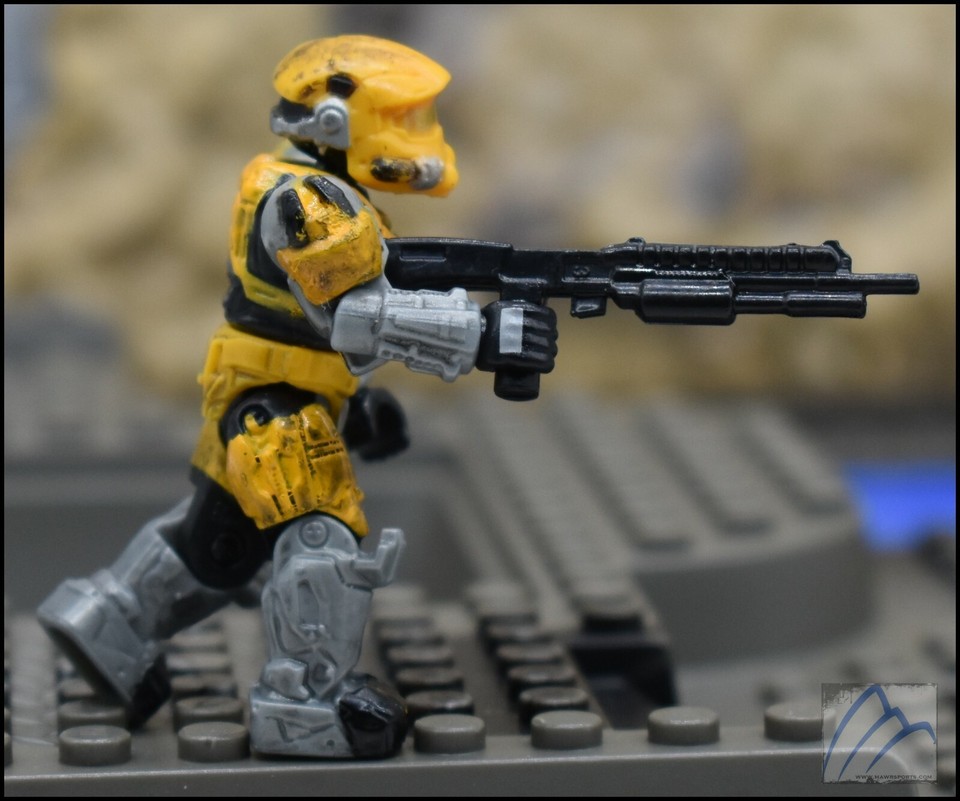 5 pezzi Halo Mega Bloks Covenant giallo canna carburante cannone armi 5 pezzi Halo Mega Bloks Covenant giallo canna carburante cannone armi