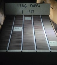1986 Topps Baseball Cards -Lot of 10,000 Cards - Stars and Commons -Check It Out