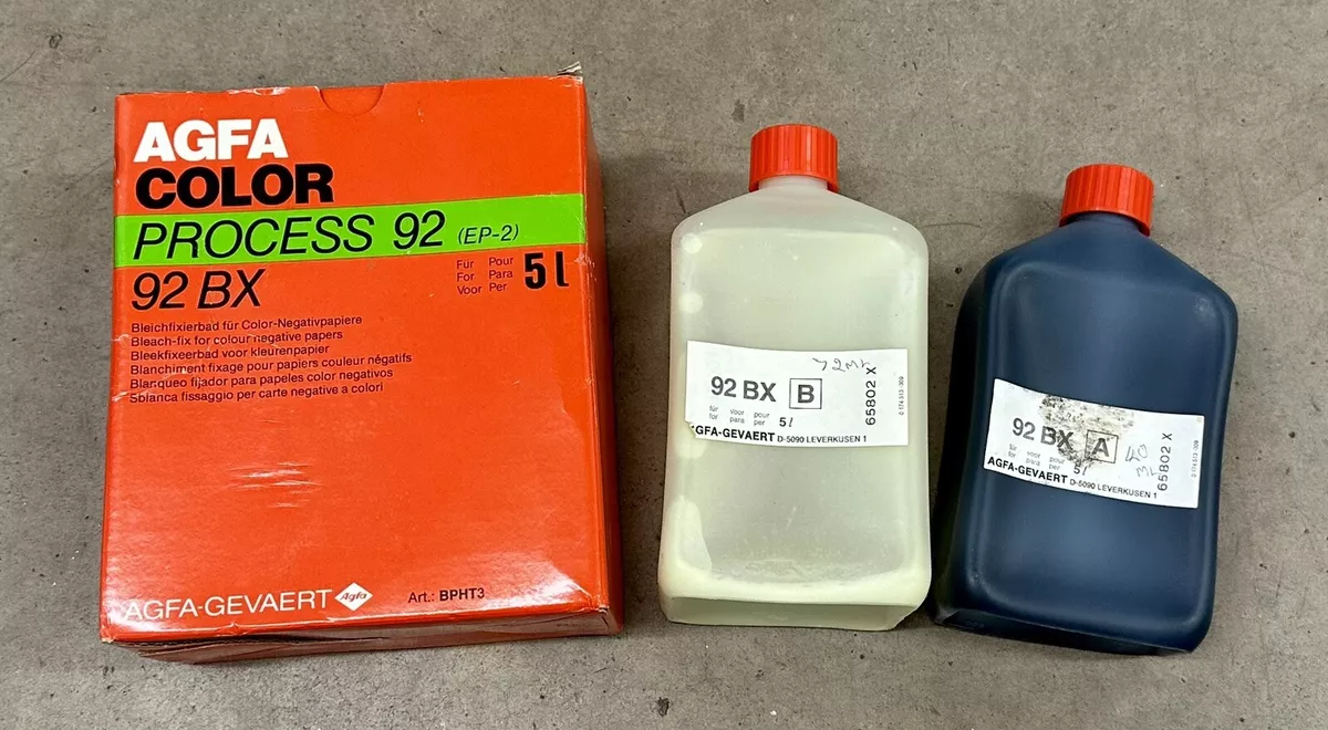 Agfa Color Process 92 (EP-2) 92 BX 5L Bleach Fix For Colour Negative Papers