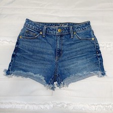 Universal Thread Cut Off Jean Shorts Size 2/26R Frayed Edge High Rise Shortie