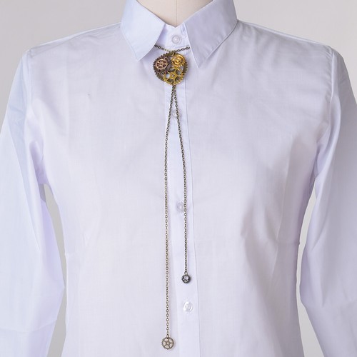 Steampunk Women Bolo Tie Gothic Punk 