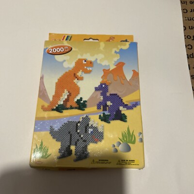 Hama Perlen Dinosaurier Königreich PegBoards Wirbelbretter Mädchen Jungen Activity Box Neu