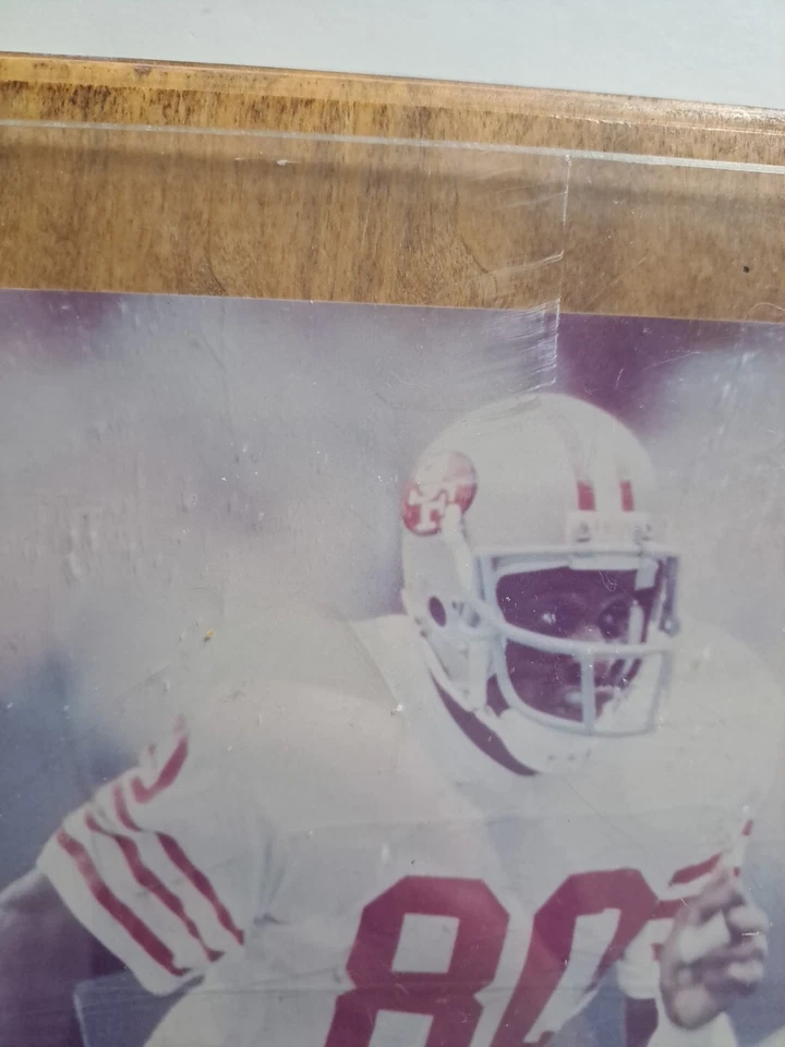 NFL San Francisco 49ers Vintage Jerry Photo In Frame - Image 3 of 4