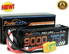 PowerHobby 3S 11.1V 9000mAh 75C Lipo Battery Pack w XT90 Plug