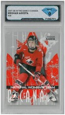 2007-08 In the Game O Canada MEGHAN AGOSTA #38 💎 DSG 9 Mint