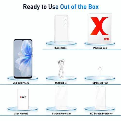 Unlocked Phone 4G LTE Smartphone Android 64GB Cell Phone 2024 Quad Core 2 SIM US - Picture 39 of 52