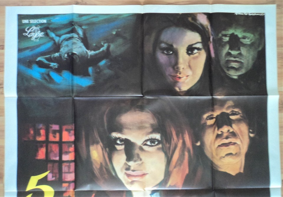 5 dolls for an august moon 1970 original movie poster mario bave