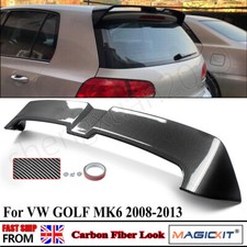 OETTINGER STYLE CARBON LOOK REAR SPOILER BOOT WING FOR VW GOLF MK6 TSI TDI 08-13