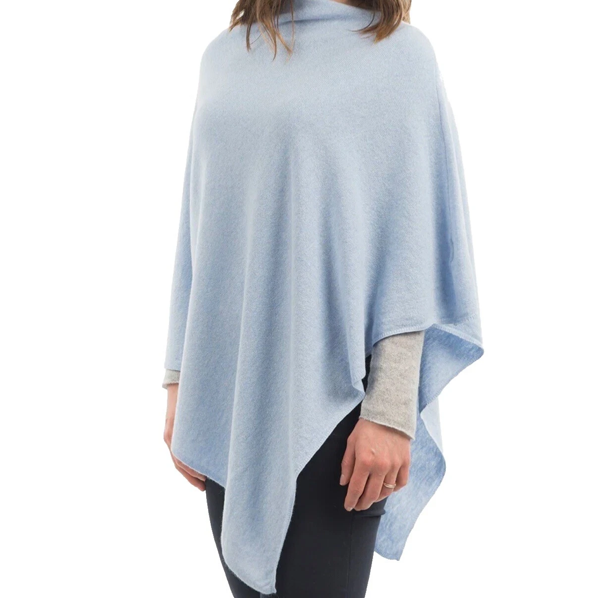 裹身式羊毛毛衣女