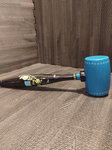 G.C.D. Studios Chip Mallet Craft Floral Design Decorative 21 Inch Hammer 