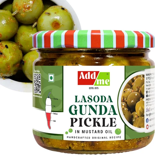 Add me Rajasthani Lasoda Gunda Pickle 300gm