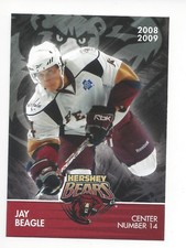 2008-09 Hershey Bears (AHL) Jay Beagle (Arizona Coyotes)