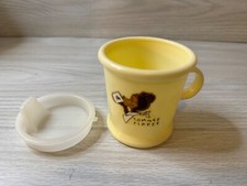 Vintage Westland Plastics Yellow Tommee Tippee Plastic Cups 50s or 60s