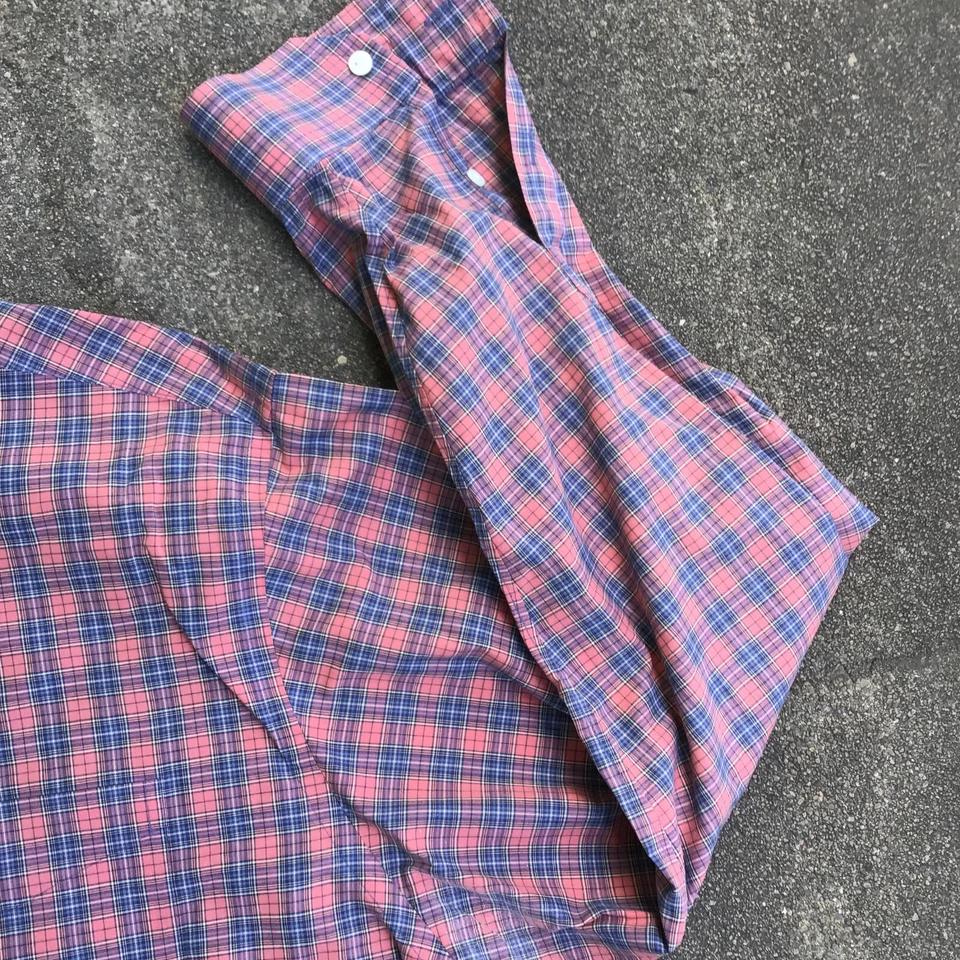 Daniel Cremieux Classic Fit Men XL Pink Blue Striped Dress Shirt Button Down - Image 4 of 4