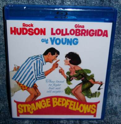 NEW KINO LORBER ROCK HUDSON GINA LOLLOBRIGIDA STRANGE BEDFELLOWS BLU RAY 1965