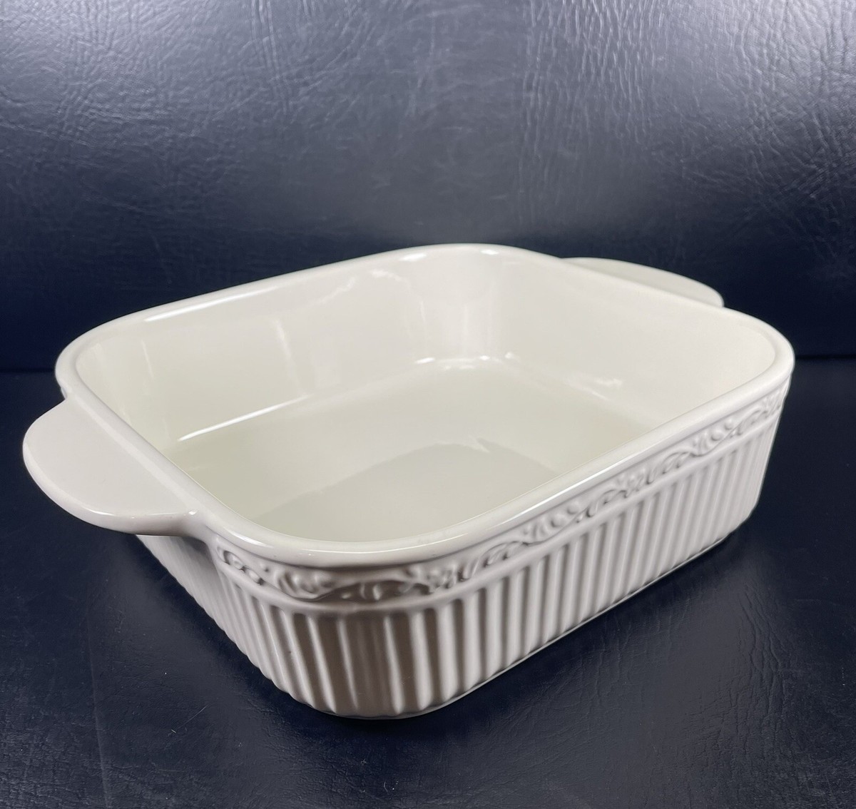 Mikasa Italian Countryside Square Casserole Dish - 9.25 Inch Stoneware Baker, Oven & Dishwasher Safe - View #7