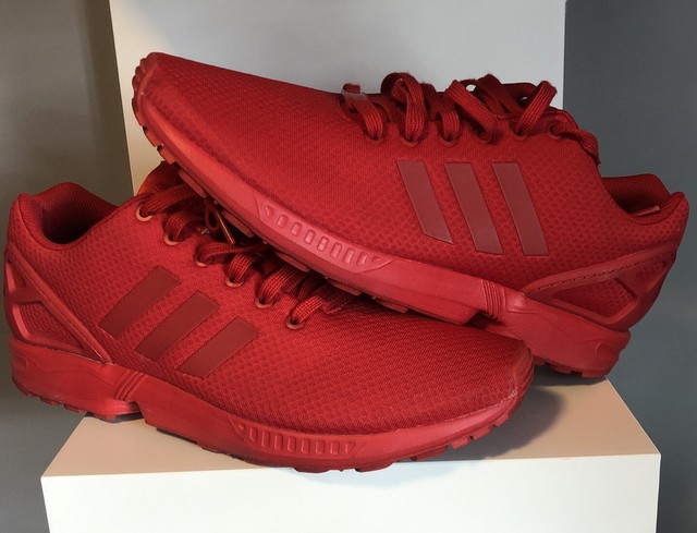 adidas originals zx flux men red