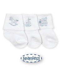Jefferies Set of 3 Baby Boy Collection Socks Newborn or Infant Sizes