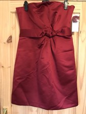 Brand New Ariella At House Of Fraser Red Dress UK Size 16