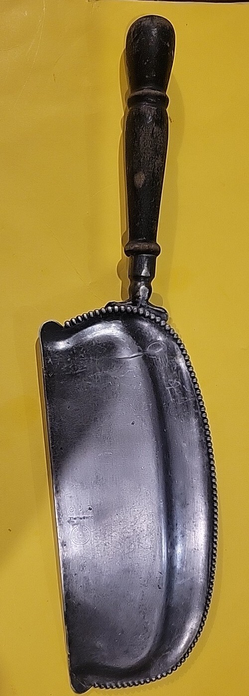 Antique Silver Plate Silent Butler Metal Crumb Catcher St Louis Silver Co