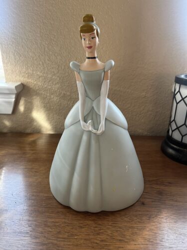 Disney Disneyland Plastic Coin Bank Vintage Girl Princess - Picture 3 of 6