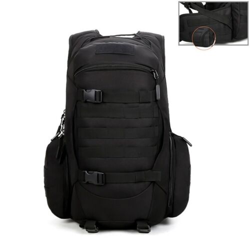 40L Black Military Tactical Backpack Men Women Sport Hiking Climbing Bag - Bild 8 von 8