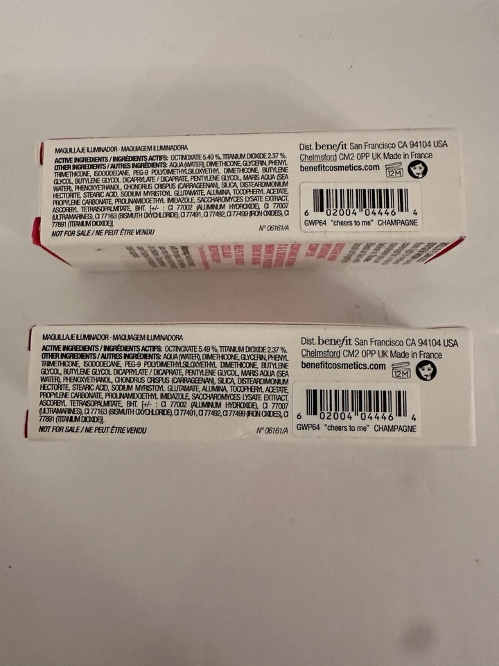 2 New BENEFIT HELLO FLAWLESS OXYGEN WOW SPF25 BRIGHTENING MAKEUP .17oz Champagne - Image 3 of 4