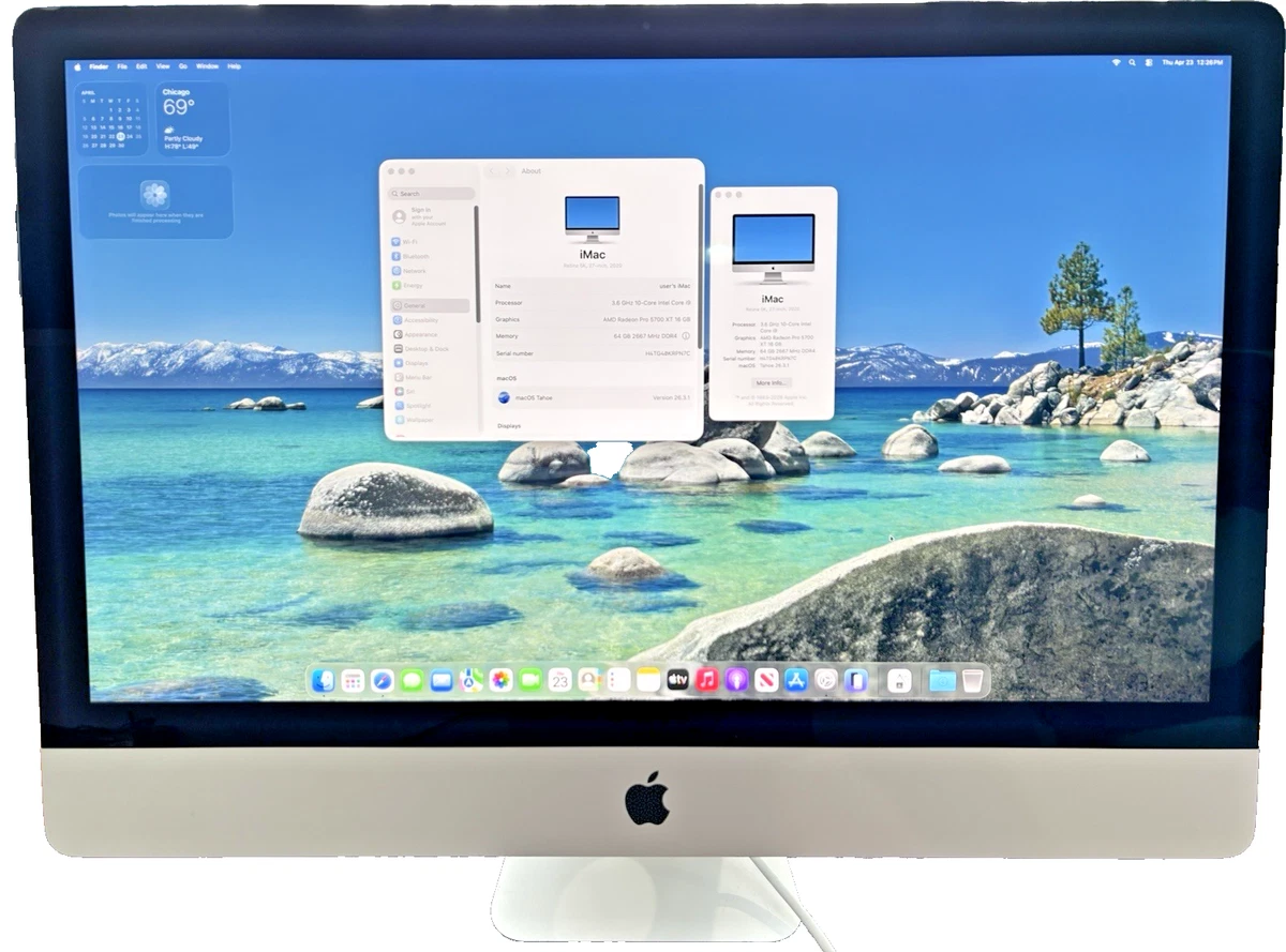 iMac Retina 5K 2020 1TB SSD 64GB メモリー 美品 Apple iMac 64 GB RAM Apple Desktops & All-In-One Computers for