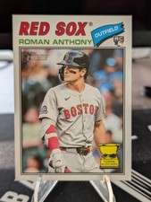 2026 Topps Heritage Red Sox Roman Anthony Base Gold Cup Rookie Card #86