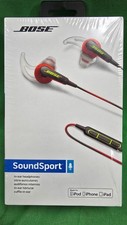Bose Soundsport Wired In-Ear Headphones Red/Sealed Apple Ios With Mi F40033759 