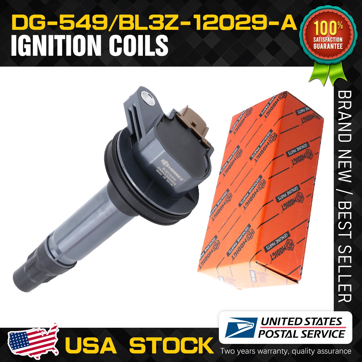 1X Ignition Coil DG-549 BL3Z12029A For Motorcraft Ford Explorer Expedition F150