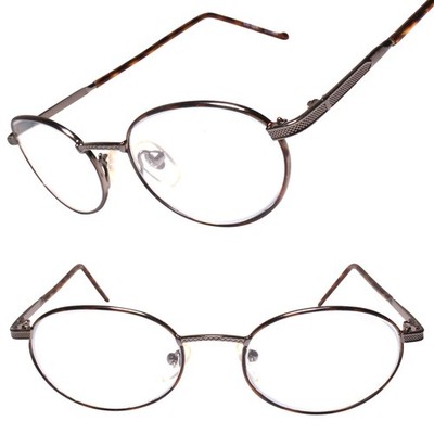 Classic Oval Photochromic Lens Gunmetal 2.50 Reading Reader Sun Glasses